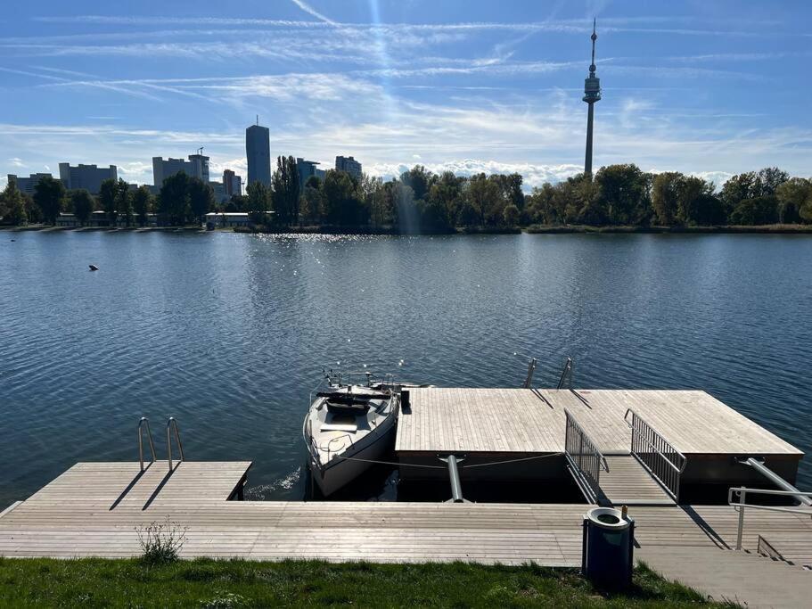 Modern Studio Gardenia_Gartenwohnung Alte Donau Wien Eksteriør bilde