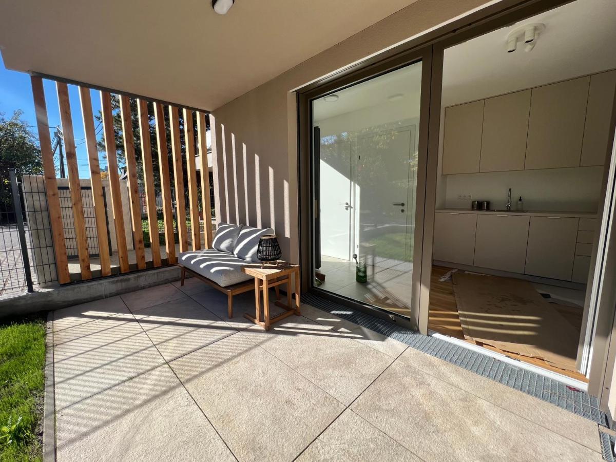 Modern Studio Gardenia_Gartenwohnung Alte Donau Wien Eksteriør bilde